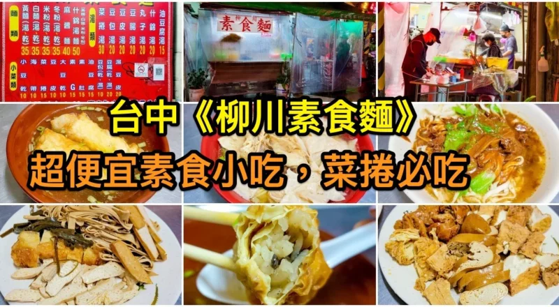 柳川素食麵